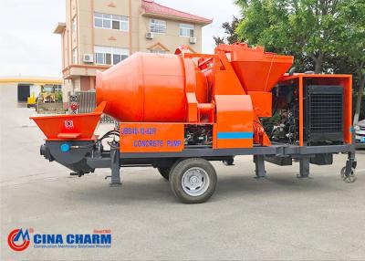 China High Performance Diesel Concrete Pump , JBS40 Lightweight Concrete Mixer Pump for sale