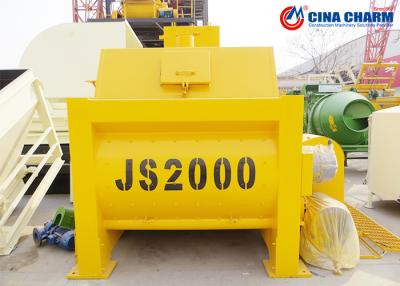 China Mobile Concrete Mixer Machine Twin Shaft Forced 2000L 120m³/H for sale