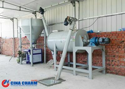 China Adhesive Industrial Cement Mixer , 3 - 5mins Dry Mortar Equipment For Tile for sale