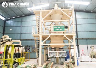 China Power Switch Control Dry Mix Mortar Plant Dust Proof With Screw Conveyor for sale