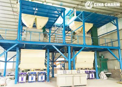 China Customized 30T / H Dry Mix Mortar Plant For Office Material Diesel Engine for sale