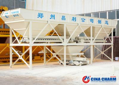 China Equipamento de produção concreto agregado, máquina séria do misturador do elevador de PLD para pesar o sistema à venda