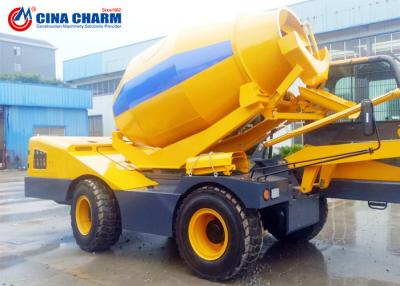 China Full Hydraulic Driving Self Loading Concrete Mixer Truck , 10m3 / H Ready Mix Concrete Truck for sale