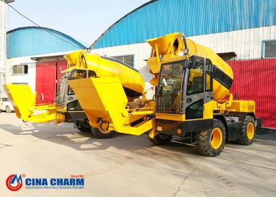 China Mobile Self Mixing Concrete Truck , Industrial 1.2m3 Cement Mixer Truck for sale