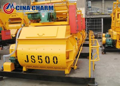 Chine 25m3/H machine de mélangeur concret de la productivité JS500 pour des travaux de construction à vendre