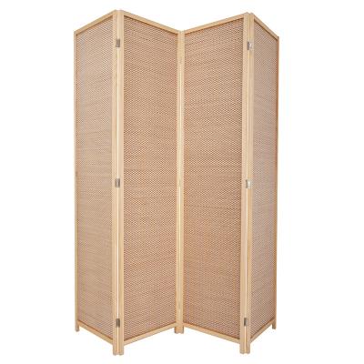 China CLASSIC Woven Folding Wall Office Curtain Screens And Room Dividers Easy Hanging Cleaned for sale