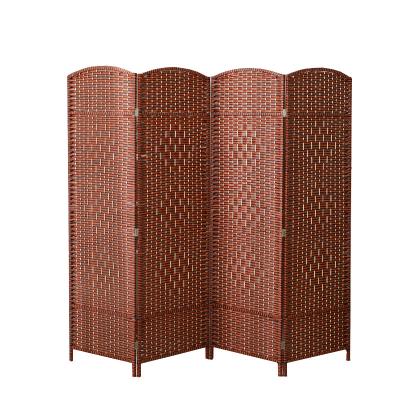 China Wholesale Design Nice Rope Folding Screen Room Separator Paper Dividers Collapsible 4/5/6 Panel Accepted for sale