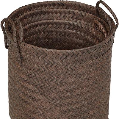 China New viable manufacturer 100% professional handmade natural pp wicker basket for sale