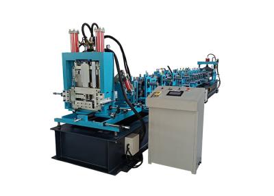 China Cold 12 Roller Stations Purlin Roll Forming Machine Chinese Language System for sale