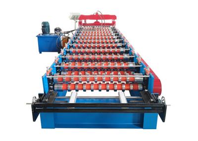 China 300H Stahlrahmen 5.5KW Motoren Wellplattenrollenformmaschine mit PLC-Steuerungssystem zu verkaufen