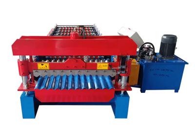 China 5-8T Smart Control Color Coated Steel Roll Forming Machine For Roof Wall Making for sale