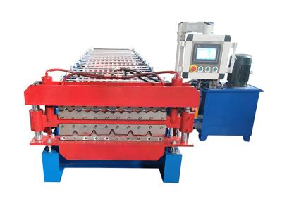 China Roof Double Layer Metal Sheet Forming Machine For IBR And Corrugated for sale