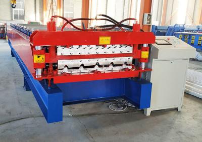 China aluminum Corrugated And Trapezoidal Roof Sheet Double Layer Roll Forming Machine for sale