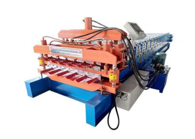 China Hydraulic Auto Color Steel Roll Forming Machine , Roof Panel Roll Forming Machine for sale