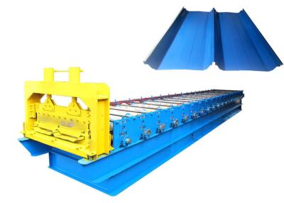 China Self Locked Standing Seam Panel Machine , Strip Steel Standing Seam Roof Machine for sale