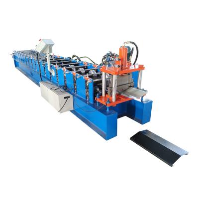 China Galvanized Ridge Cap Machine Watershed Roofing Panel Making Machine for sale