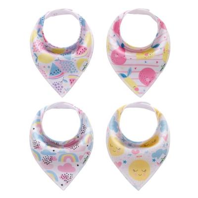 China Washable Hot Selling Baby Bibs Cotton Baby Feeding Drooling Bibs for sale