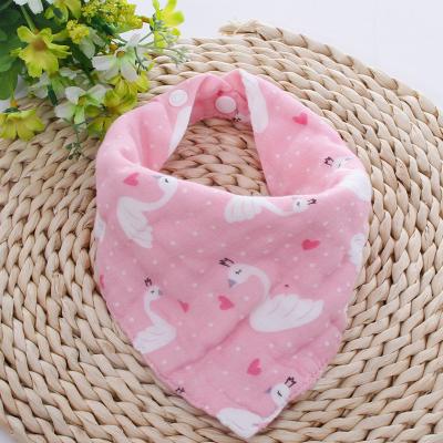 China High Quality Baby Bibs Cotton Feeding Drooling Bibs Washable for sale