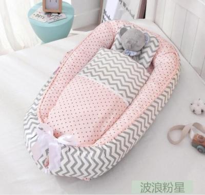 China Hot Selling EUROPEAN Amazon Printing Design Monitor Portable Bed Nest For 0-12 Months Baby for sale