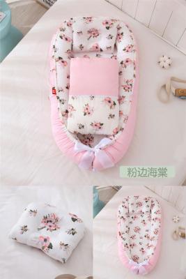 China EUROPEAN 100% Cotton Breathable Soft Co-sleep Husk 3 Months Newborn Baby Mattress Carry Nest For Crib Bassinet for sale