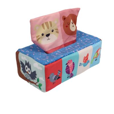 China High Quality Eco-friendly Cloth Box Baby Toys Baby Raw Material Educational Toys for sale