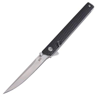 China High Quality Screw Release M390 Steel Pocket Knife EDC Folding Knife With Fiberglass Handle for sale