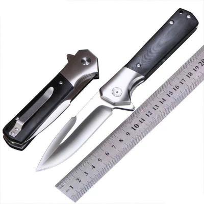 China Screw Release Stainless Steel Pocket Knife EDC Folding Knife CNC Sharp Knife With Handle The Group Of Ten for sale