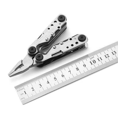 China Custom Multi Functional Multi Function Knife Pliers Tool Stainless Steel Camping Pliers for sale