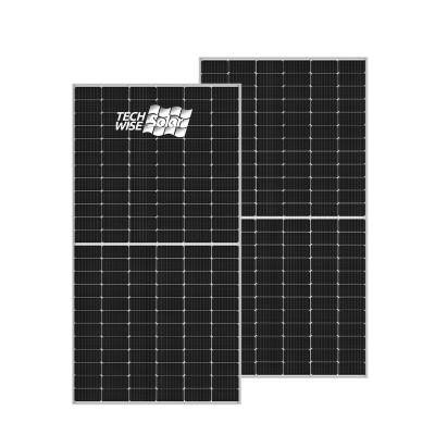 China Factory supply 455w 9BB Techwise 166mm solar china solar panel wholesale price for sale