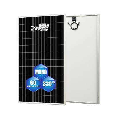 China monocrystalline film solar module solar heating panels made in china with cheap price 330w 158.75mm for sale