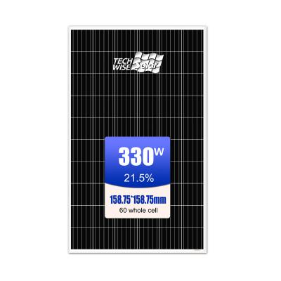 China Made in china monocrystalline solar module solar panels heating film 330w 158.75mm for sale