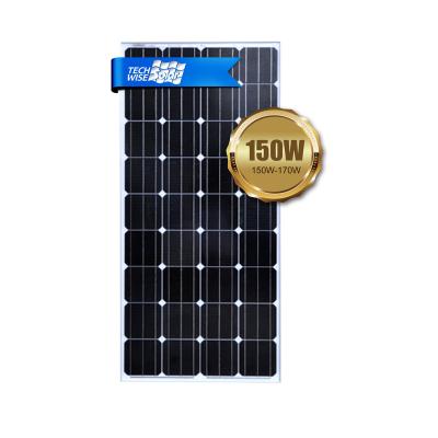 China Techwise wholesale made in china monocrystalline silicon technology hot sale 150W 156.75mm for sale