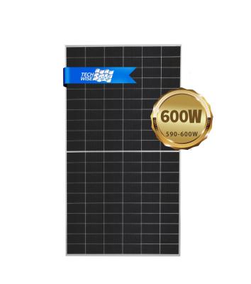 China Techwise Monocrystalline Double 12BB Glass Solar Panel Big Power 600W 210mm for sale