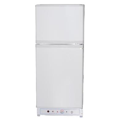 China SMAD 185L Absorption Ammonia LPG Gas Propane Gas Propane Top Freezer Refrigerator for sale