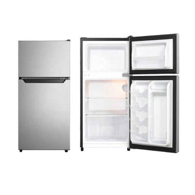 China COMPRESSOR SMAD 115v60hz 4.3Cuft Top Freezer Mounted Double Door Refrigerator for sale