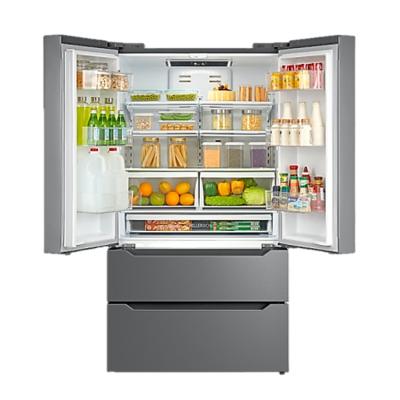 China COMPRESSOR 110V No Frost 22.5 cu. ft. French Door Refrigerator and Freezer for sale