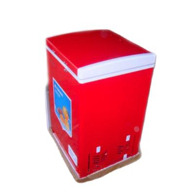 China COMPRESSOR Red Color Mini Top Freezer Open Chest Freezer for sale