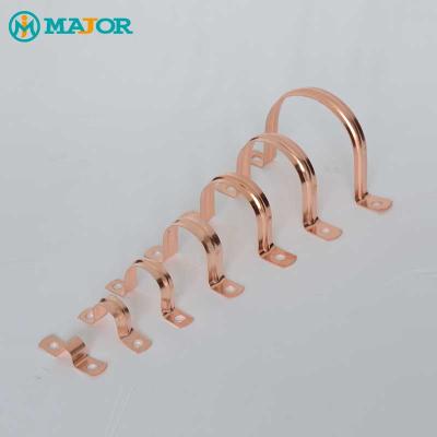 China Pipe Fastner Saddle Copper Pipe U-Shaped Pipe Clamp for sale