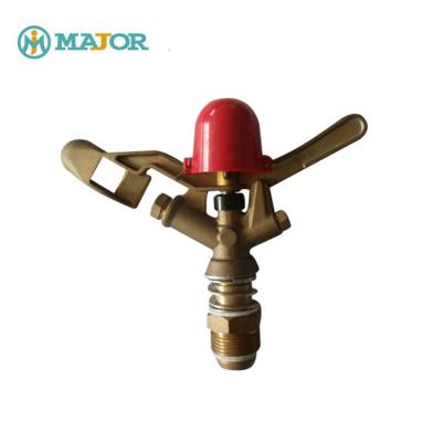 China Small Volume Brass Garden Impact Irrigation Watering Agriculture Sprinkler for sale