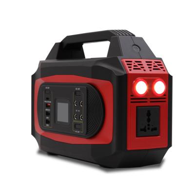 China Fast Universal Portable Dual LED Light Outdoor Support Charging Power Station Household Power Station for sale