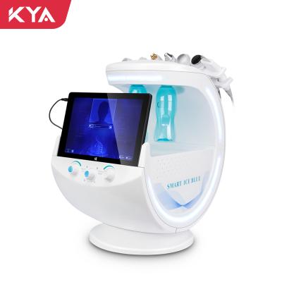 China Black Master 7 in 1 Microdermabrasion Machine Facial Skin Analyzer Machine Dermabrasion Water Oxygen Peeling Beauty Cleaning Machine for sale