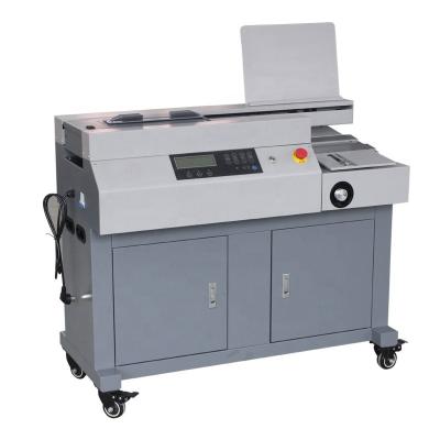 China [2 Year Warranty] S50-A4 A4 (0-310mm) Wireless Hot Melt Glue Binding Automatic Book Binding Machine for sale