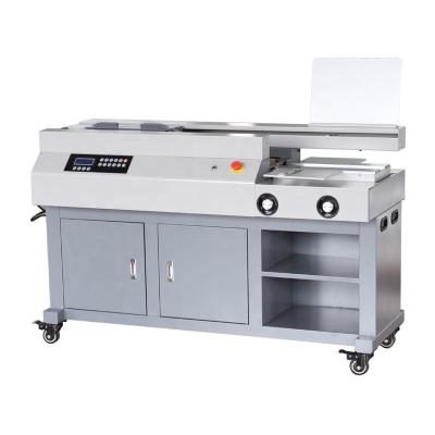 China 2 Year Warranty] S60S-A4 Automatic Side Glue 60mm A4 (0-310mm) A4 Exercise Book Glue Binding Machine for sale