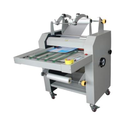 China SG-490 CLOTHING Double Sides Hot And Cold Rolling To Roll Laminating Machine for sale