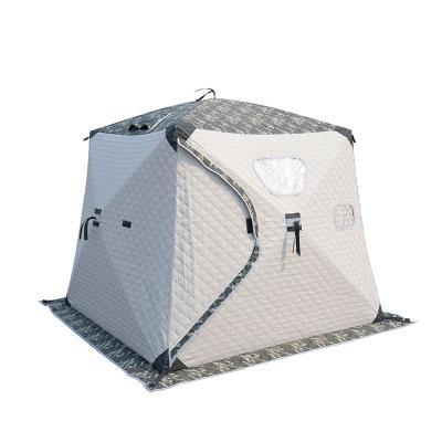 China Ultralight 2-3 Person Automatic Camouflage/Field Game Expanding Ice Fishing Automatic Tent For Outdoor Camping for sale