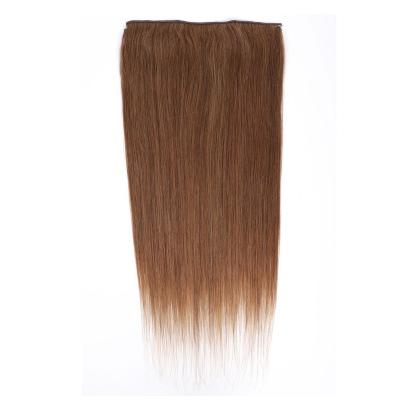 China Natural Wave 24 Inches Invisible Wire No Staples In The Secret Line Silky Straight Hair Extensions Fish Hair Extensions Wigs for sale