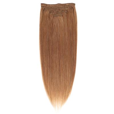 China Natural Wave Clip In Hair Extension 100% Brazilian Natural Cuticle Aligned Hair Weave Popular Remy Virgin Hair Clip In Hair Extension for sale