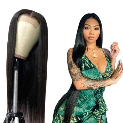 China Glueless 4x4 13x4 HD Full Lace Transparent Wigs Natural Deep Wave ZX Color Human Hair Loose Closure Wigs for sale