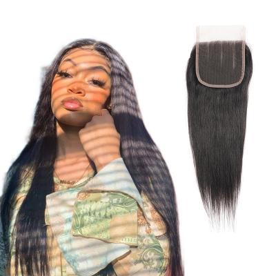 China Natural Wave Brazilian Straight Hair Wigs Pre Plucked Natural Hairline Bleached Knots Remy Human Hair Extensions Wig for sale