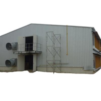 China Hot Sale Steel Fabricated Poultry House Housing Construction for sale